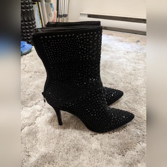 Shein rhinestone boots size 10 - Picture 2 of 2